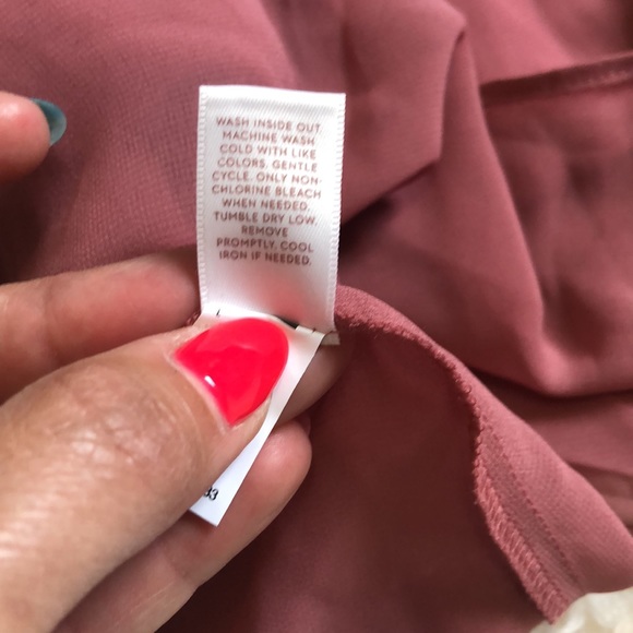 LAUREN CONRAD Bell sleeve lace back top size L - Picture 12 of 13